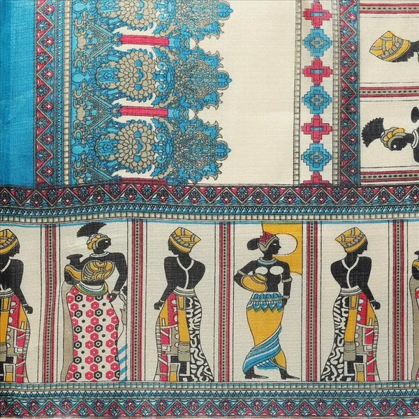 Kalamkari_Style_Printed_Cotton_Silk_Dupatta_With_Tassels_Sky_Blue