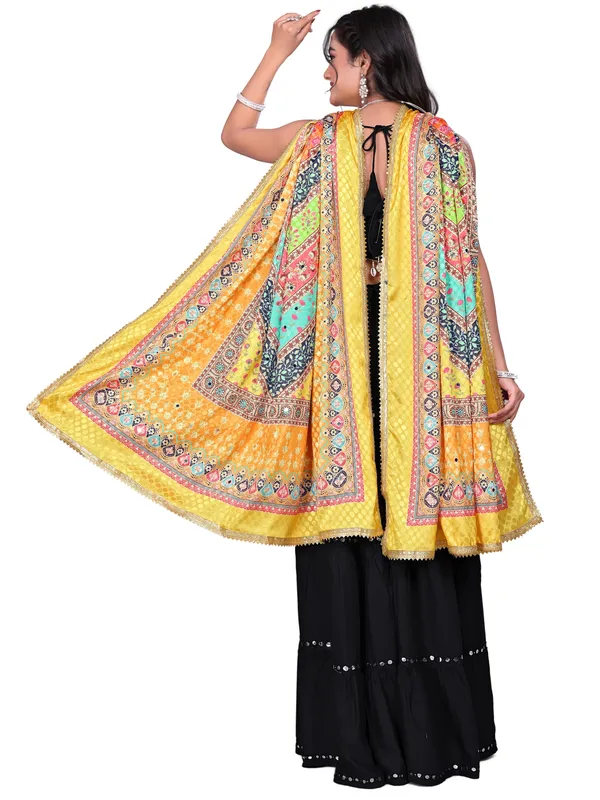 Mirror_Work_Printed_Art_Silk_Dupatta_With_Gota_Lace_Border_Multi_Color1