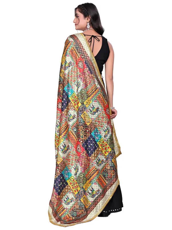 Mirror_Work_Printed_Art_Silk_Dupatta_With_Gota_Lace_Border_Multi_Color3