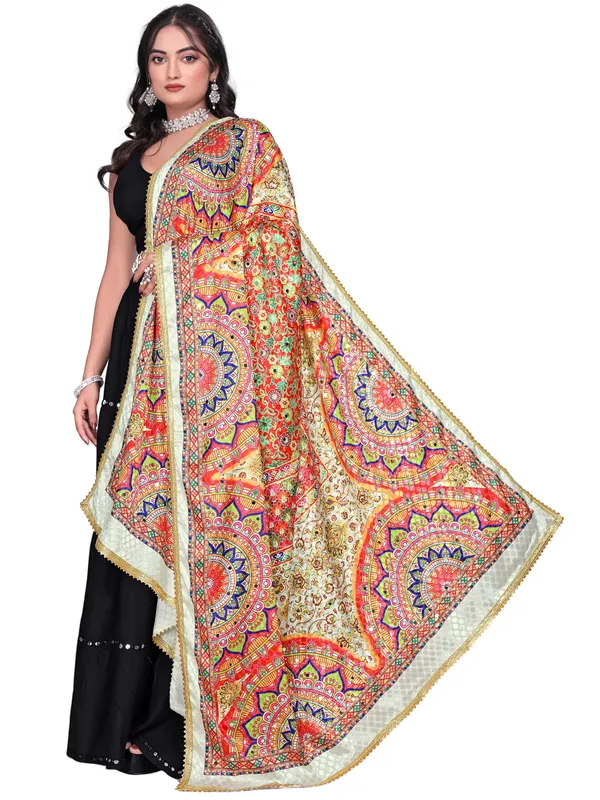 Mirror_Work_Printed_Art_Silk_Dupatta_With_Gota_Lace_Border_Multi_Color5