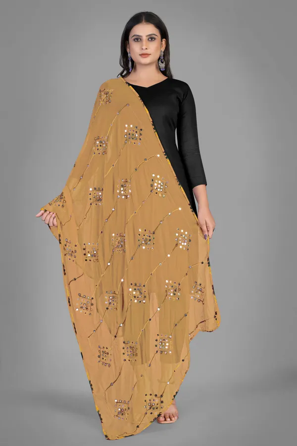 Kutchi_Style_Embroidered_Chiffon_Dupatta_With_Sequin_Work_Beige