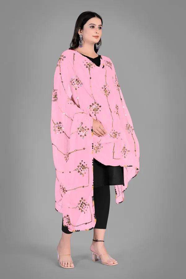 Kutchi_Style_Embroidered_Chiffon_Dupatta_With_Sequin_Work_Light_Pink