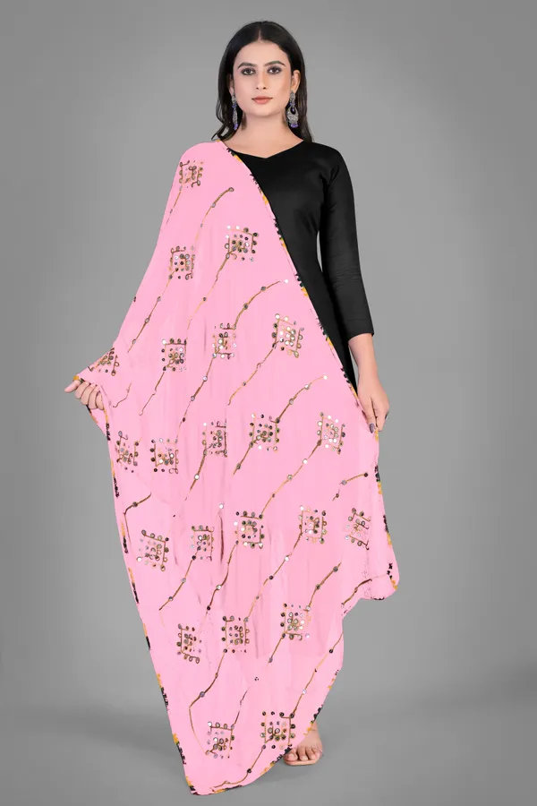 Kutchi_Style_Embroidered_Chiffon_Dupatta_With_Sequin_Work_Light_Pink
