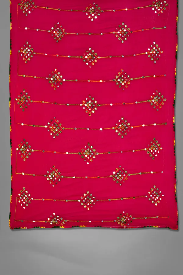Kutchi_Style_Embroidered_Chiffon_Dupatta_With_Sequin_Work_Pink