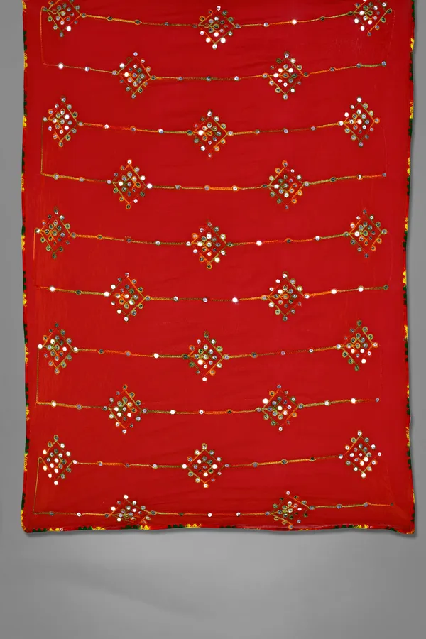 Kutchi_Style_Embroidered_Chiffon_Dupatta_With_Sequin_Work_Red