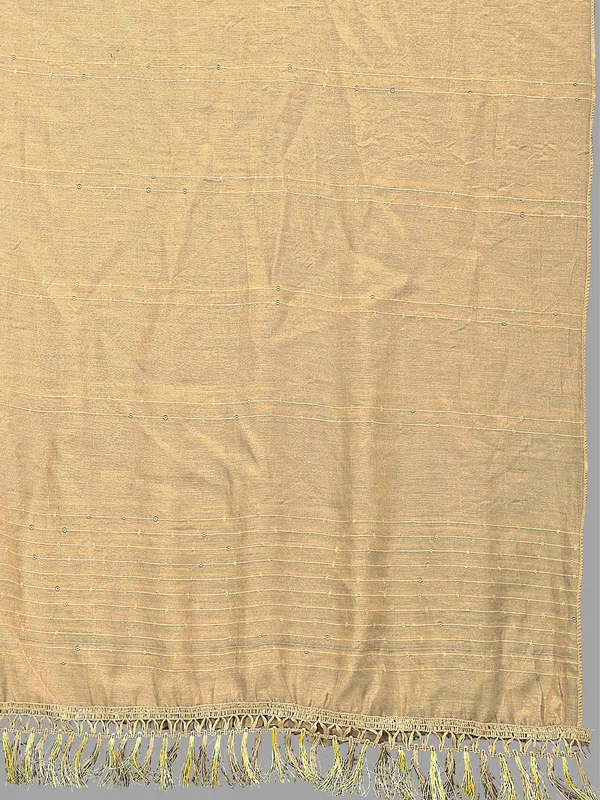 Chanderi_Style_Dupatta_With_Zari_Stripes_Sequins_Tassels_Beige