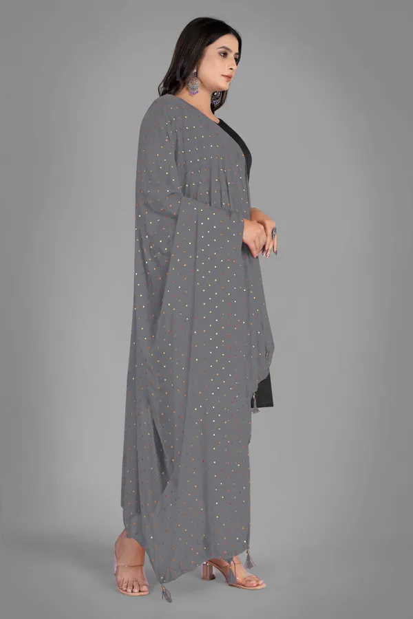 Golden_Star_Foil_Print_Chiffon_Dupatta_With_Tassel_Latkans_Grey