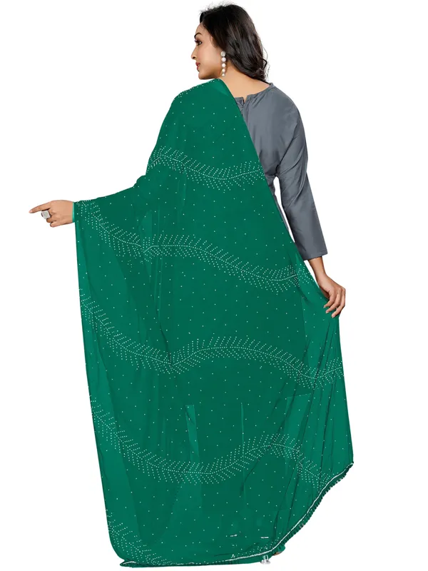 Stone_Work_Chiffon_Dupatta_With_Leaf_Vines_Tassel_Lace_Rama_Green