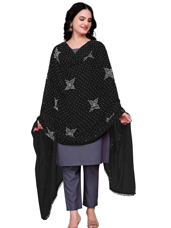 Stone_Work_Chiffon_Dupatta_With_Flower_Motifs_Tassel_Lace_Black