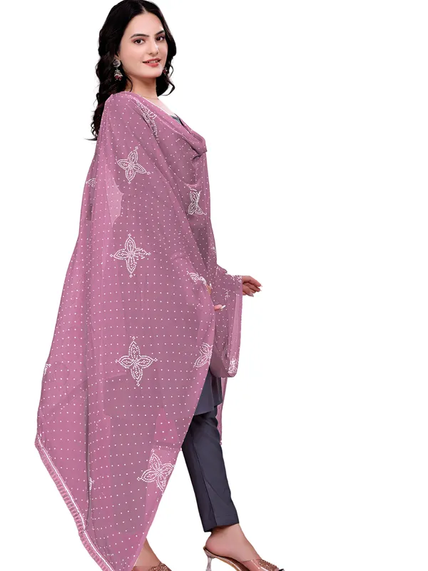 Stone_Work_Chiffon_Dupatta_With_Flower_Motifs_Tassel_Lace_Onion_Pink