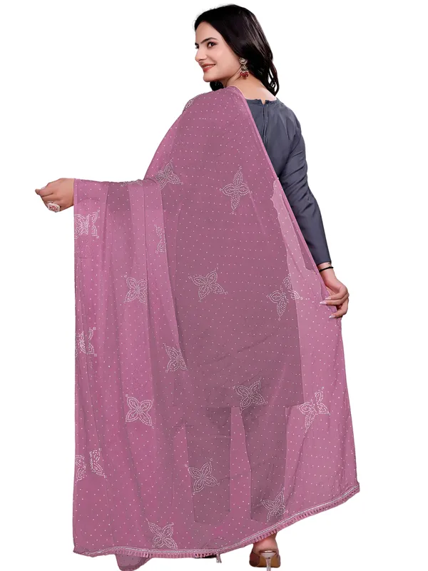 Stone_Work_Chiffon_Dupatta_With_Flower_Motifs_Tassel_Lace_Onion_Pink