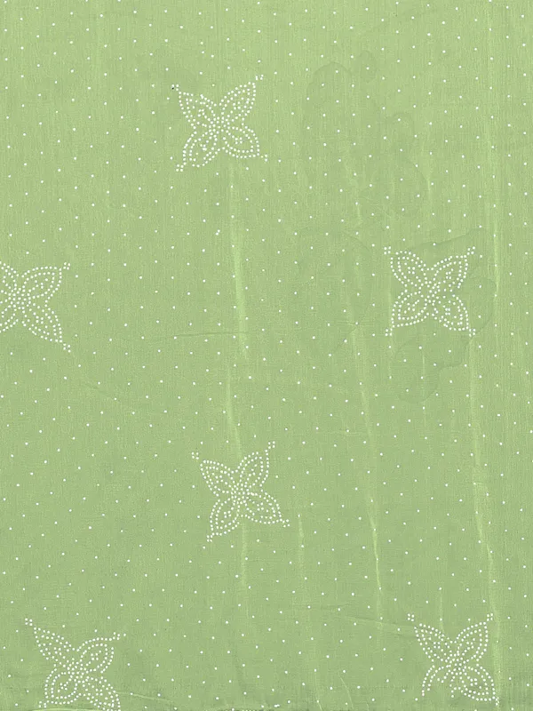 Stone_Work_Chiffon_Dupatta_With_Flower_Motifs_Tassel_Lace_Pista_Green