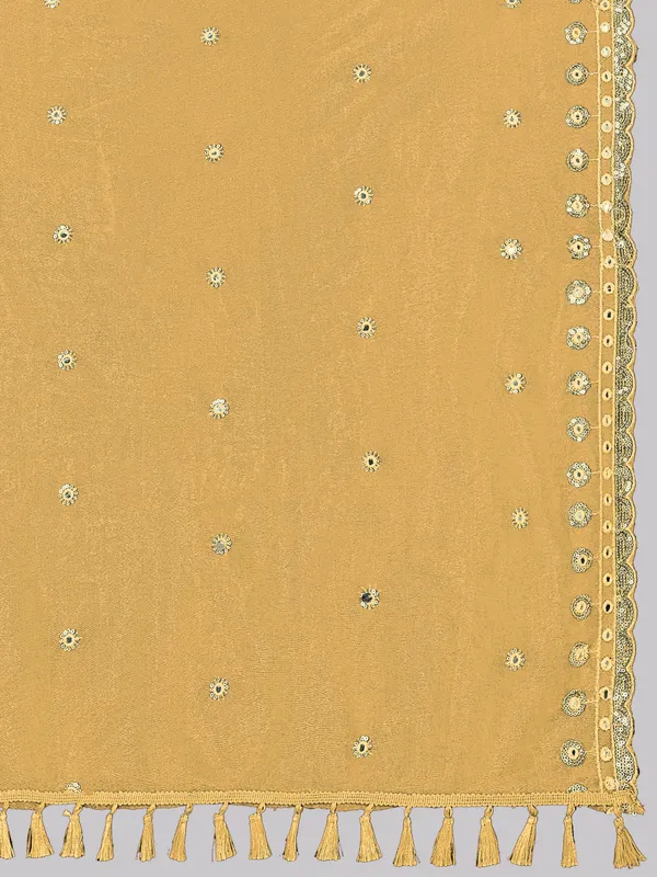 Mirror_Work_Organza_Dupatta_With_Sequin_Border_Tassels_Beige