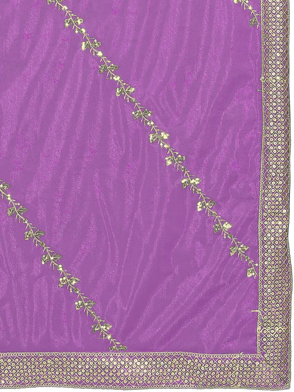 Zari_Embroidered_Organza_Dupatta_With_Sequin_Lace_Border_Lavender