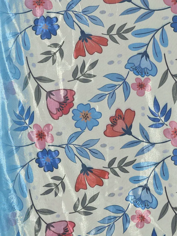 Organza_Dupatta_For_Women_Floral_Digital_Print_With_Tassels_White3