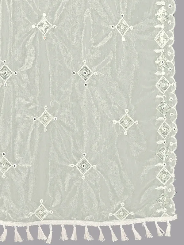Organza_Embroidered_Dupatta_With_Sequins_Mirror_Work_Tassels_White