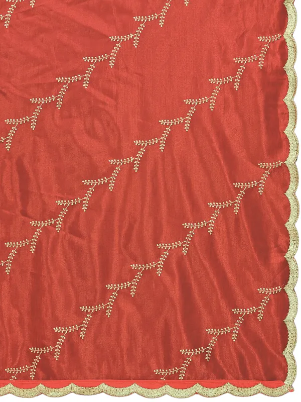 Organza_Embroidered_Dupatta_With_Sequin_Work_Scalloped_Border_Rust