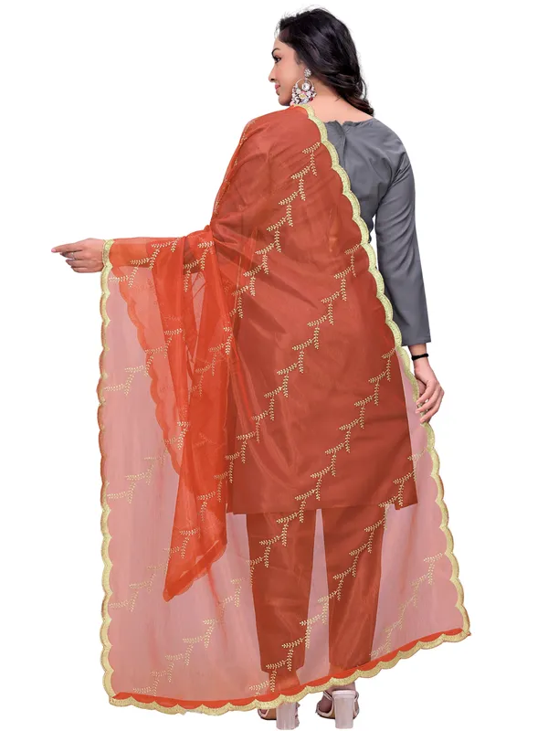 Organza_Embroidered_Dupatta_With_Sequin_Work_Scalloped_Border_Rust