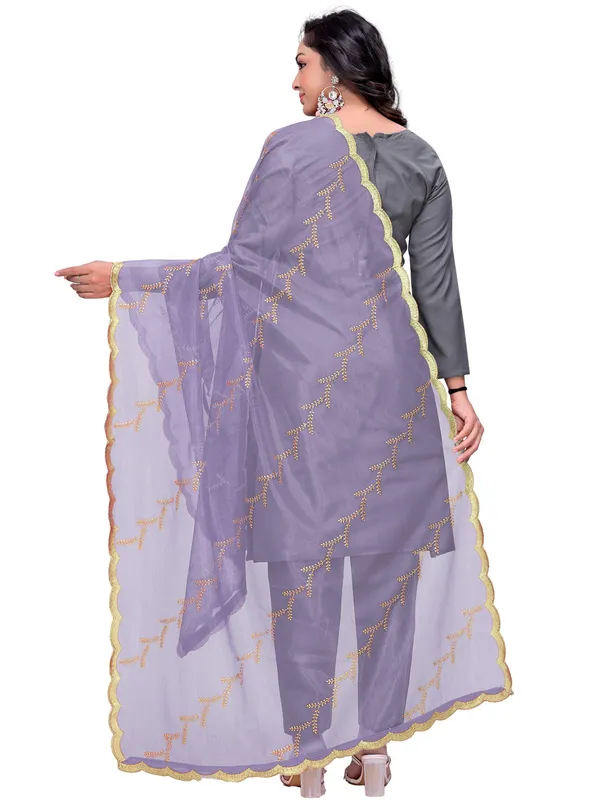 Organza_Embroidered_Dupatta_With_Sequin_Work_Scalloped_Border_Lavender
