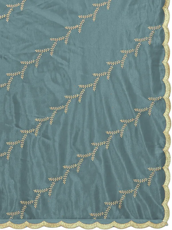 Organza_Embroidered_Dupatta_With_Sequin_Work_Scalloped_Border_Sky_Blue