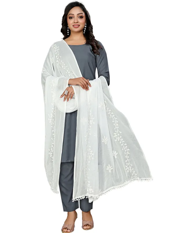 Chiffon_Embroidered_Dupatta_With_Floral_Butis_Pom_Pom_Lace_White1