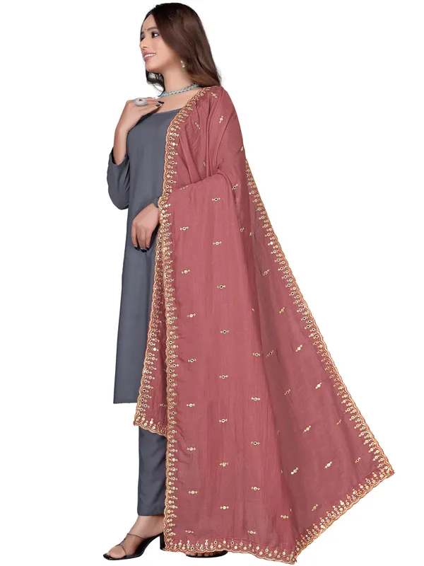 Vichitra_Art_Silk_Embroidered_Dupatta_With_Mirror_Work_Border_Peach