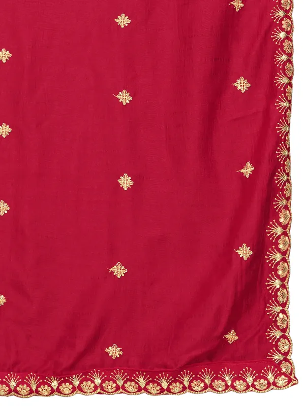 Vichitra_Art_Silk_Dupatta_With_Zari_Sequin_Embroidery_Buti_Pink