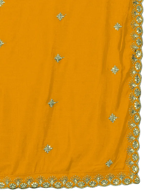 Vichitra_Art_Silk_Dupatta_With_Zari_Sequin_Embroidery_Buti_Yellow