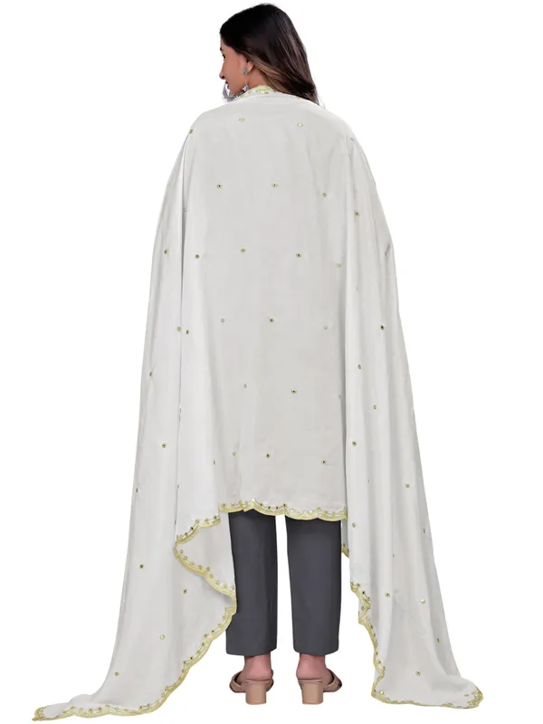 Vichitra_Art_Silk_Mirror_Work_Dupatta_With_Zari_Embroidery_White