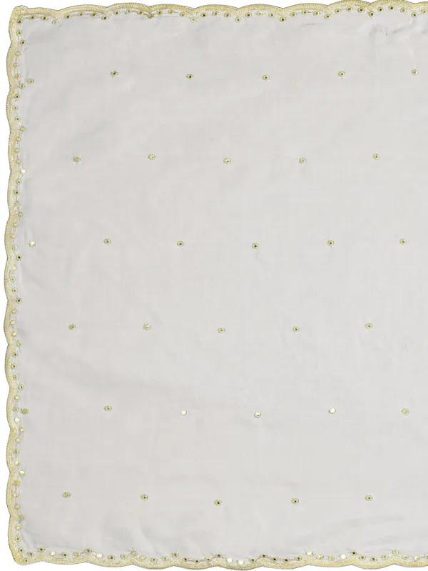 Vichitra_Art_Silk_Mirror_Work_Dupatta_With_Zari_Embroidery_White