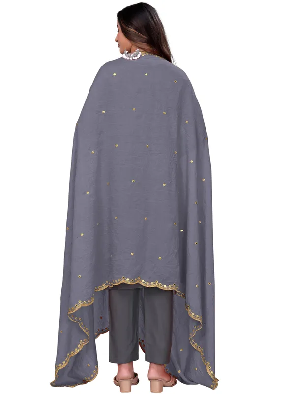 Vichitra_Art_Silk_Mirror_Work_Dupatta_With_Zari_Embroidery_Grey