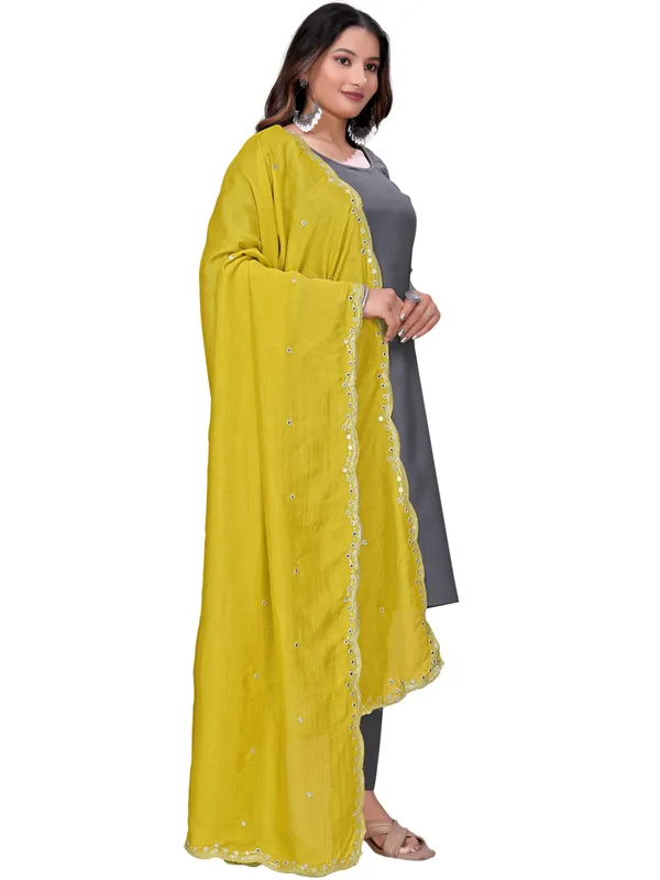 Vichitra_Art_Silk_Mirror_Work_Dupatta_With_Zari_Embroidery_Mustard_Yellow