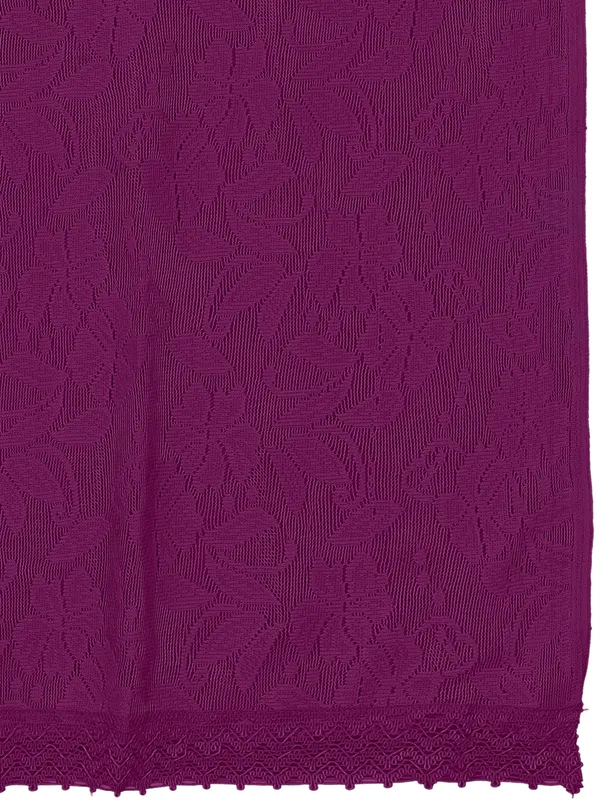 Amritsari_Net_Floral_Dupatta_With_Lace_Border_Wine