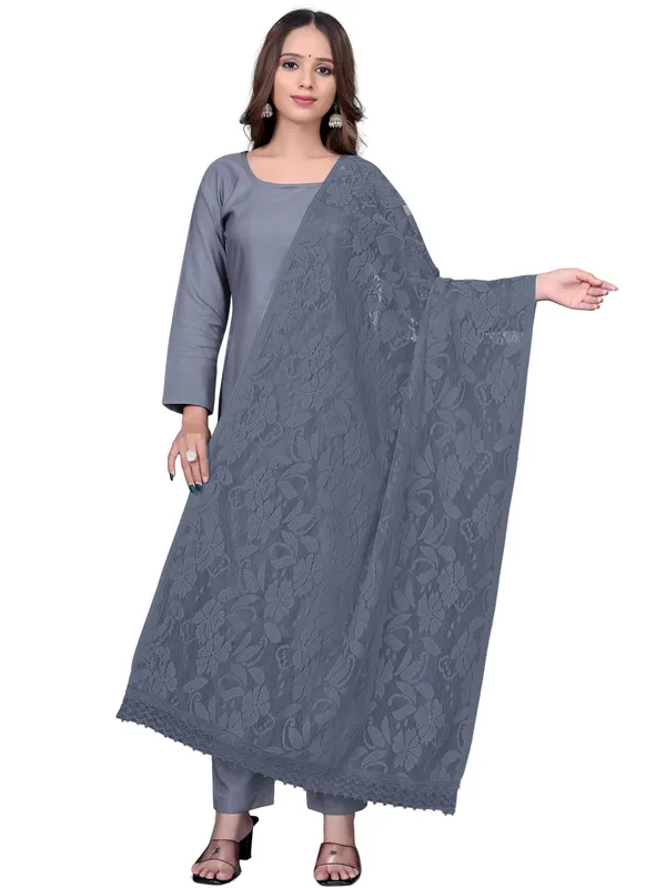 Amritsari_Net_Floral_Dupatta_With_Lace_Border_Grey