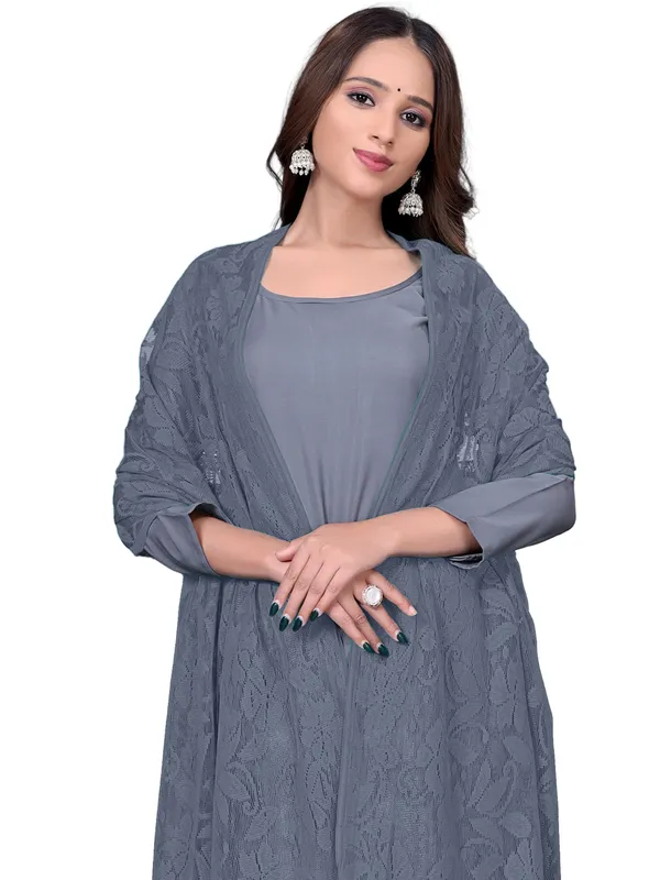 Amritsari_Net_Floral_Dupatta_With_Lace_Border_Grey