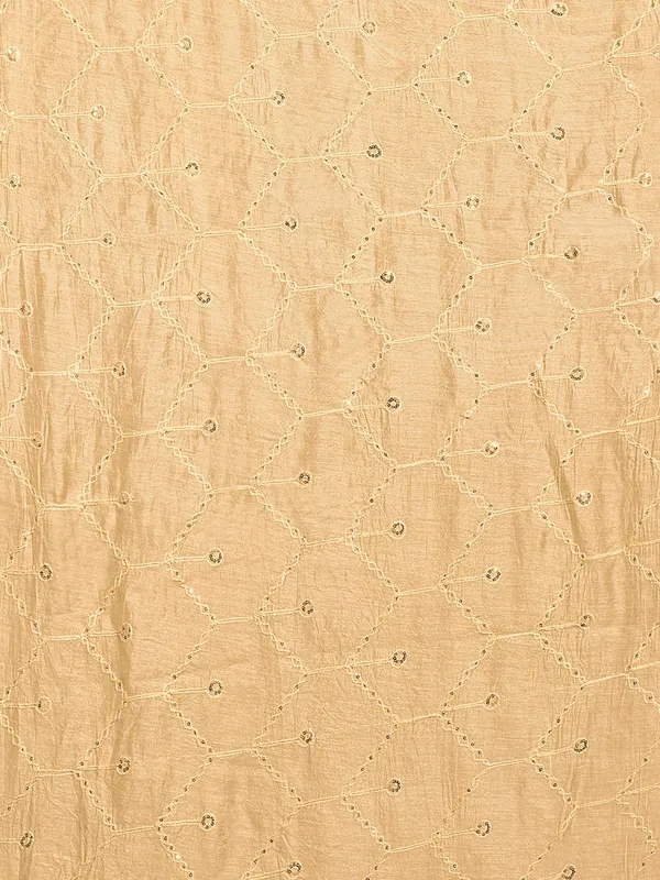 Chanderi_Zigzag_Embroidery_Dupatta_With_Sequins_Tassels_Beige