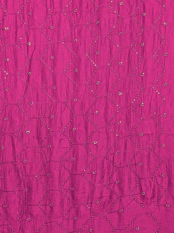 Chanderi_Zigzag_Embroidery_Dupatta_With_Sequins_Tassels_Pink