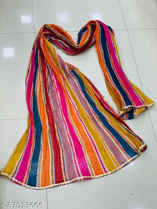 Chinon_Bandhani_Digital_Print_Dupatta_With_Tassels_Multi_Color3