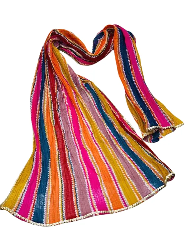 Chinon_Bandhani_Digital_Print_Dupatta_With_Tassels_Multi_Color3