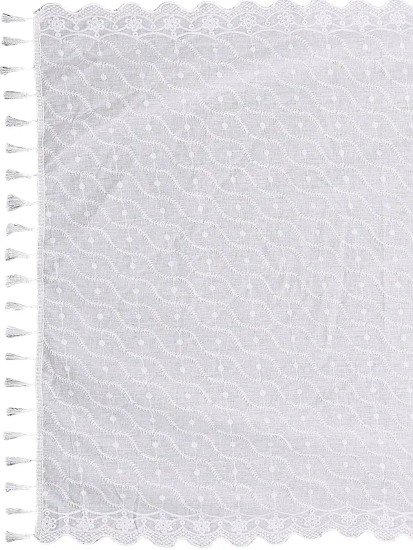Cotton_Schiffli_Dupatta_With_Scalloped_Border_Tassels_White