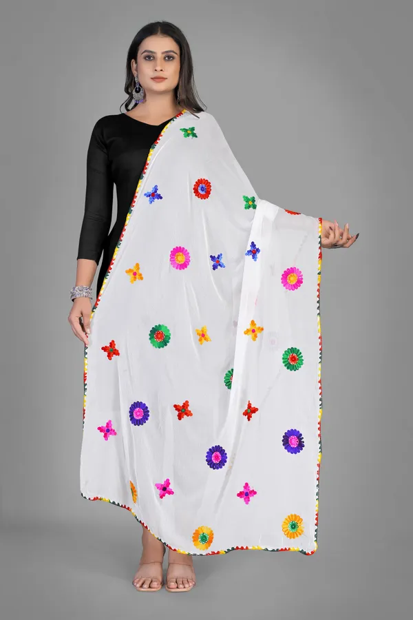 Nazmin_Multicolour_Floral_Embroidered_Dupatta_With_Lace_White