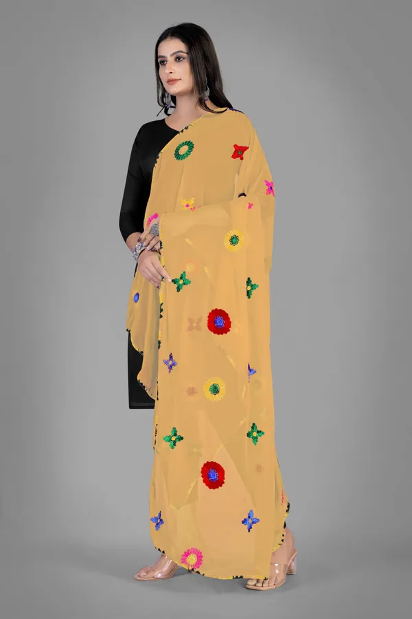 Nazmin_Multicolour_Floral_Embroidered_Dupatta_With_Lace_Beige