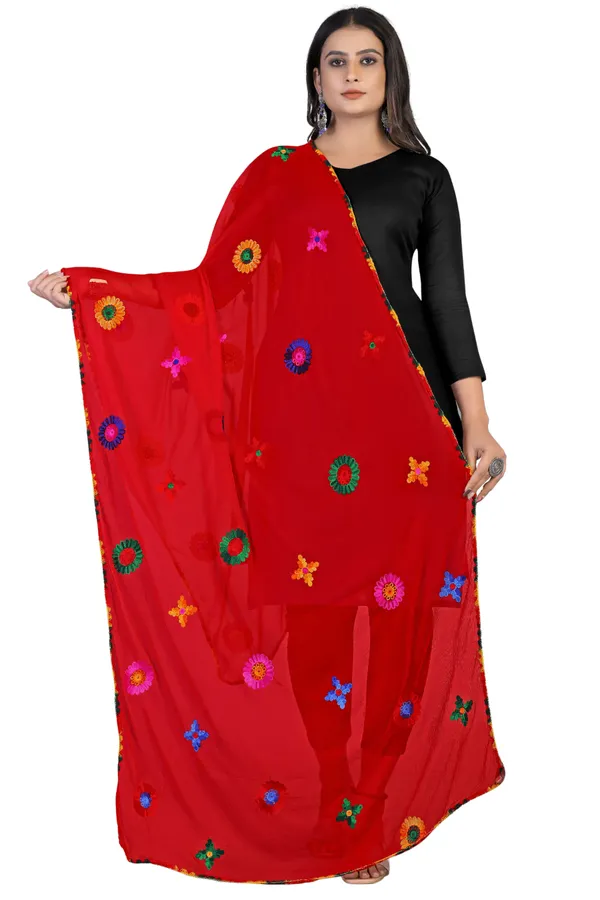 Nazmin_Multicolour_Floral_Embroidered_Dupatta_With_Lace_Grey