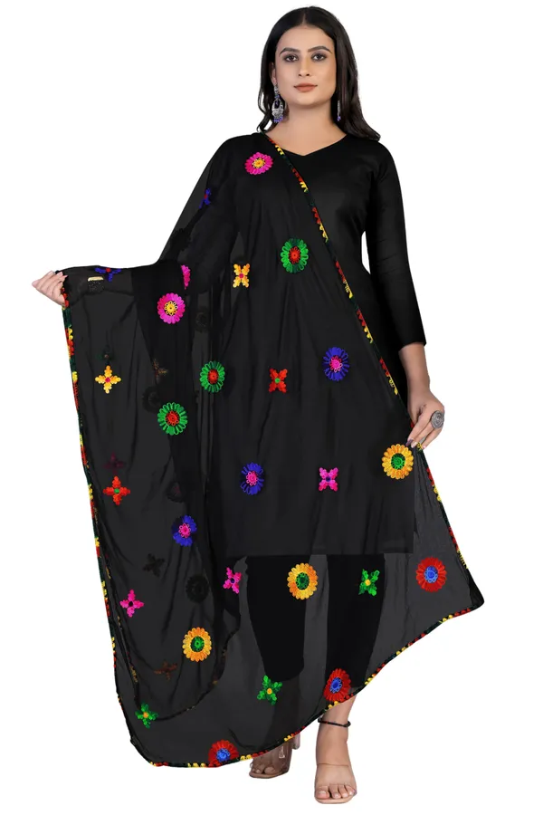 Nazmin_Multicolour_Floral_Embroidered_Dupatta_With_Lace_Grey