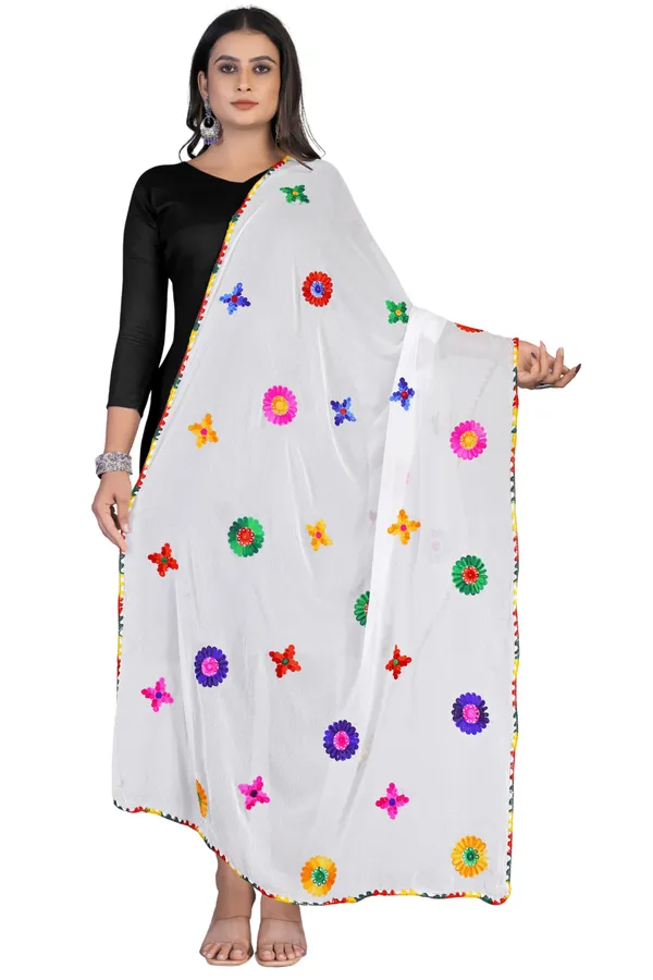 Nazmin_Multicolour_Floral_Embroidered_Dupatta_With_Lace_Grey
