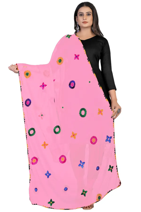 Nazmin_Multicolour_Floral_Embroidered_Dupatta_With_Lace_Grey