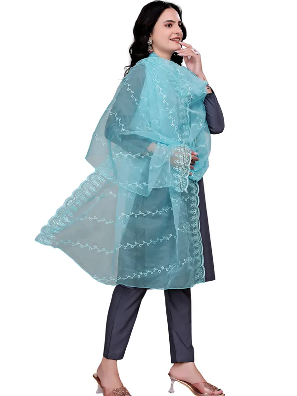 Organza_Embroidered_Dupatta_With_Sequins_Scalloped_Border_Sky_Blue