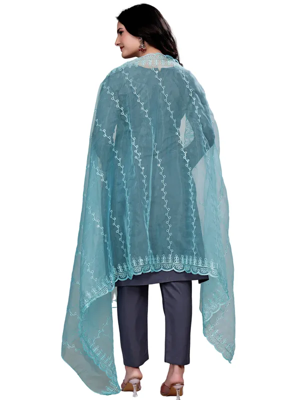 Organza_Embroidered_Dupatta_With_Sequins_Scalloped_Border_Sky_Blue