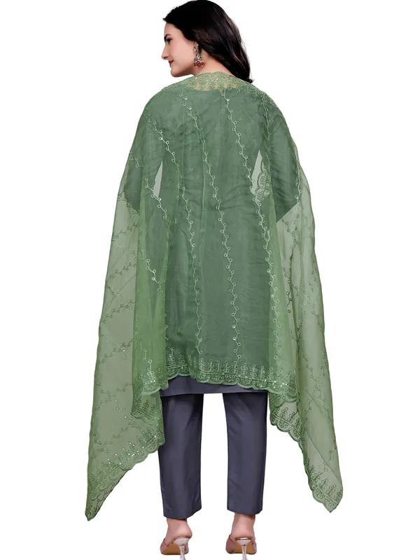 Organza_Embroidered_Dupatta_With_Sequins_Scalloped_Border_Pista_Green