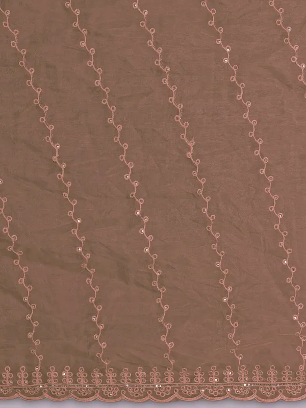 Organza_Embroidered_Dupatta_With_Sequins_Scalloped_Border_Brown